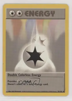 Double Colorless Energy Pokemon Base Set #96 1999 10j2 - Image 1