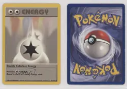 Double Colorless Energy Pokemon Base Set #96 1999 10j2 - Image 3
