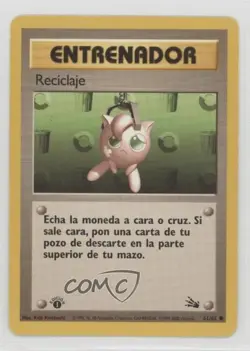 Recycle Spanish 1st Ed. Pokemon Fossil #61 1999 15fy - Image 1