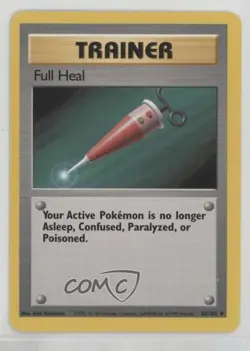 Full Heal Pokemon Base Set #82 1999 0jf5 - Image 1