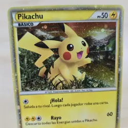 MP Pikachu PW Holo Pokemon 2010 World Collection Spanish US Back Cosmos Promo - Image 1