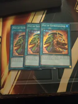 Pot of Extravagance - RA01-EN059 Super Rare Yugioh! X3 (Playset) - Image 1