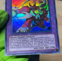 Yugioh Evil HERO Infernal Sniper LCGX-EN071 Ultra Rare 1st Ed - Image 3
