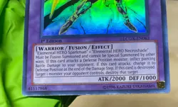 Yugioh Elemental HERO Darkbright LCGX-EN063 1st Edition Super Rare - Image 5