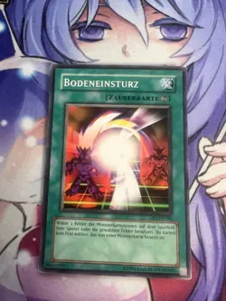 GROUND COLLAPSE GERMAN COMMON DB1-EN184 DE184 LIGHT PLAY YUGIOH - Image 1