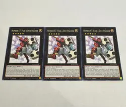 yugioh number 67: pair-a-dice smasher rare 3x jush-en058 jush - Image 1
