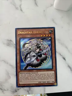 yugioh dracotail lukias ultra rare jush-en001 jush - Image 1