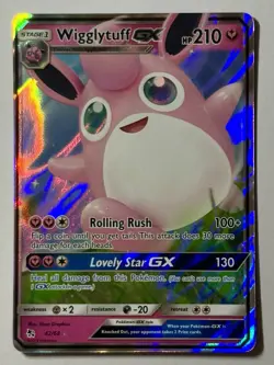 Wigglytuff GX 42/68 (NM) Ultra Rare Sun & Moon: Hidden Fates 2019 Pokemon Card - Image 1
