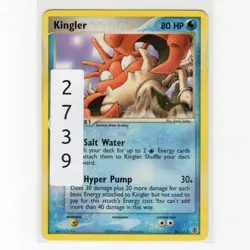 Pokemon TCG Kingler 26/112 EX FireRed/LeafGreen Regular Rare Card EN-MP 2004 - Image 3