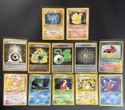 WOTC Vintage Pokemon Card Lot (12 Cards) - Varied Conditions most Being NM LP - Image 1