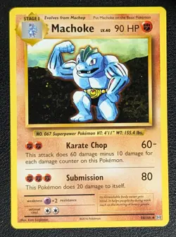 Machoke 58/108 XY Evolutions Pokemon TCG Card - Image 1