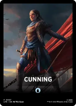 Cunning Theme Card 0007 MTG LTR Token NP - Image 1