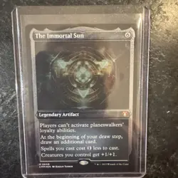 The Immortal Sun Foil Etched Commander Masters MTG Card Near Mint Condition - Image 1