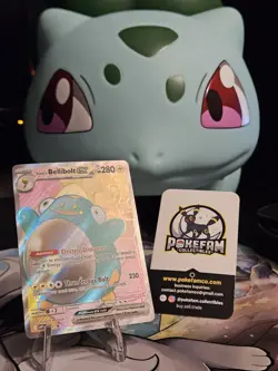Iono’s Bellibolt ex SVP 194 Black Star Promo Full Art NM Pokemon Card - Image 4