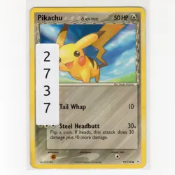 Pokemon TCG Pikachu 79/110 EX Holon Phantoms Regular Common Card EN-MP 2006 - Image 3