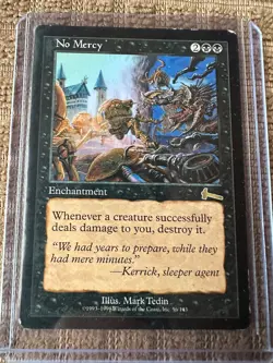MTG-MTG No Mercy Urza's Legacy Regular Card LP/Excellent Condition - Image 1