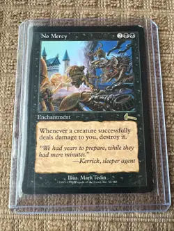 MTG-MTG No Mercy Urza's Legacy Regular Card LP/Excellent Condition - Image 2