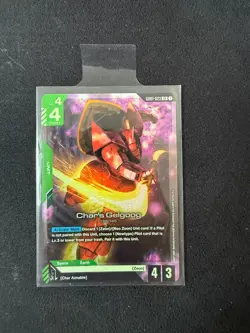 Char's Gelgoog - GD01-023 LR GUNDAM TCG CARD GAME FOIL ENGLISH NEWTYPE RISING - Image 1