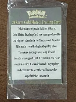 1999 Pokemon Poliwhirl 23K Gold-Plated Card w/ Poke Ball & COA - Near Mint - Image 5