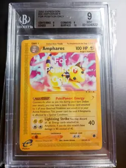Pokemon Card Ampharos For Position Only FPO Expedition Bgs 9 Test Prototype - Image 1
