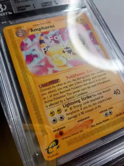 Pokemon Card Ampharos For Position Only FPO Expedition Bgs 9 Test Prototype - Image 3