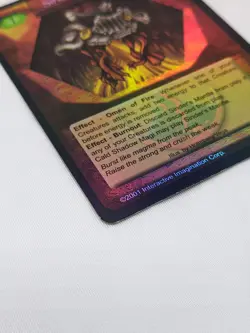 Foil Sinder's Mantle Magi Nation Duel 1st Edition Rare Card - Image 3