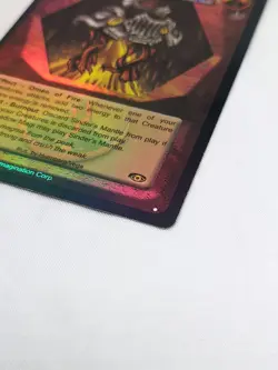 Foil Sinder's Mantle Magi Nation Duel 1st Edition Rare Card - Image 4