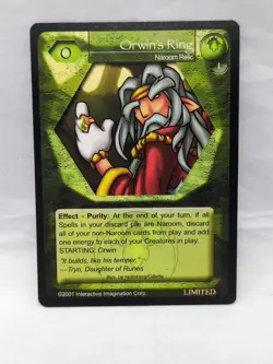 Orwin's Ring Magi Nation Duel Limited Promo Card - Image 1
