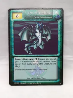 Deep Hyren Magi Nation Duel 1st Edition Rare Card - Image 1