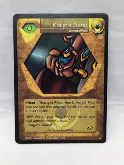 Rayje's Band Magi Nation Duel 1st Edition Rare Card - Image 1