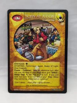 Tony At A Con Magi Nation Duel Limited Promo Card - Image 1