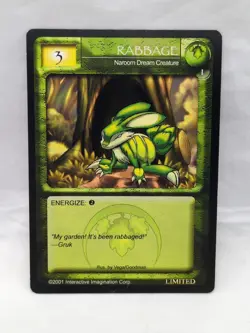 Rabbage Magi Nation Duel Limited Promo Card - Image 1