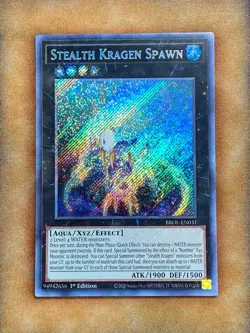 Yugioh Stealth Kragen Spawn BROL-EN031 Secret Rare 1st Ed NM - Image 1