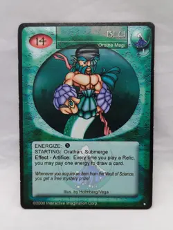 Blu Magi Nation Duel 1st Edition Rare Card - Image 1