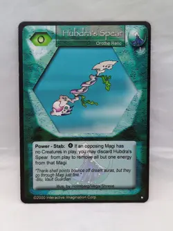 Hubdra's Spear Magi Nation Duel 1st Edition Rare Card - Image 1