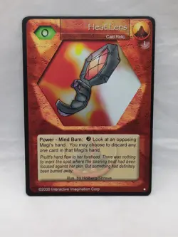 Heat Lens Magi Nation Duel 1st Edition Rare Card - Image 1