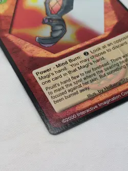 Heat Lens Magi Nation Duel 1st Edition Rare Card - Image 3