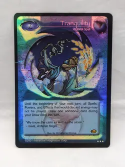 Foil Tranquility Magi Nation Duel 1st Edition Common Card - Image 1