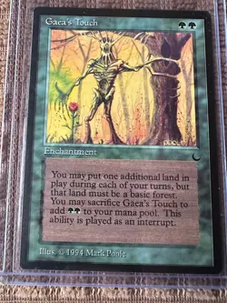 MTG Magic The Gathering (MTG) - Gaea’s Touch - The Dark (Green)) NM Never Playe - Image 1