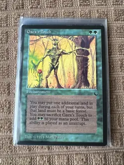 MTG Magic The Gathering (MTG) - Gaea’s Touch - The Dark (Green)) NM Never Playe - Image 2