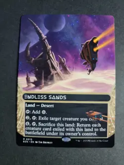Endless Sands 0015 (Borderless) Rare MTG Edge of Eternities Stellar Sights - Image 1