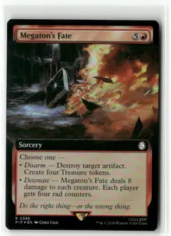 Megaton's Fate Extended Art FOIL - Fallout MTG NM - Image 1