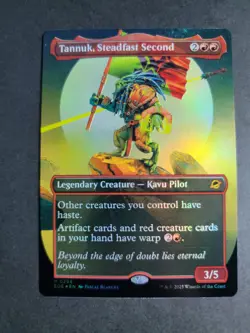 Tannuk, Steadfast Second (Borderless Foil) Rare MTG Edge of Eternities - Image 1