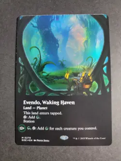 Evendo, Waking Haven (Borderless Foil) Rare MTG Edge of Eternities - Image 1