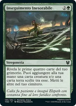 MTG Magic THB Theros Beyond Death - 1x ITA NM 195 C Inseguimento Inesorabile - Image 1