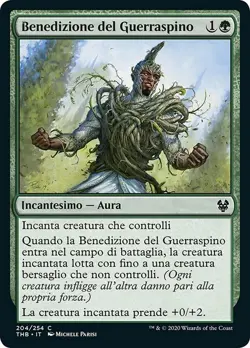 MTG Magic THB Theros Beyond Death - 1x ITA NM 204 C Benedizione del Guerraspino - Image 1