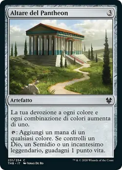 MTG Magic THB Theros Beyond Death - 1x ITA NM 231 C Altare del Pantheon - Image 1