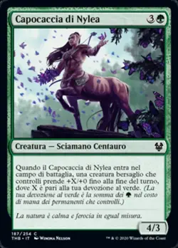 MTG Magic THB Theros Beyond Death - 1x ITA NM 187 C Capocaccia di Nylea - Image 1