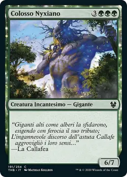 MTG Magic THB Theros Beyond Death - 1x ITA NM 191 C Colosso Nyxiano - Image 1