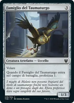 MTG Magic THB Theros Beyond Death - 1x ITA NM 238 C Famiglio del Taumaturgo - Image 1